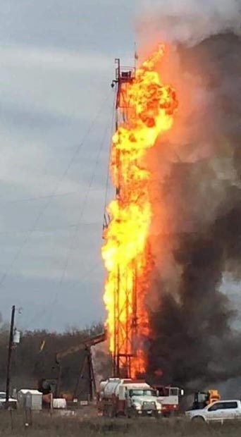 Accident- Fatal Well Blowout in Burleson, Texas